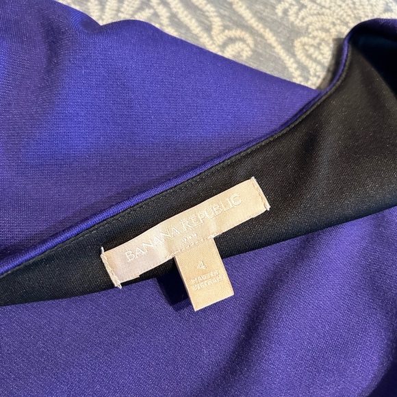Banana Republic Purple Mini Dress size 4 EUC - Picture 10 of 11